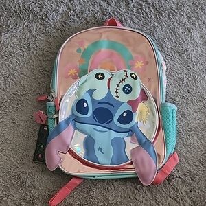 Kids Cartoon Character Backpack - Pink and Blue